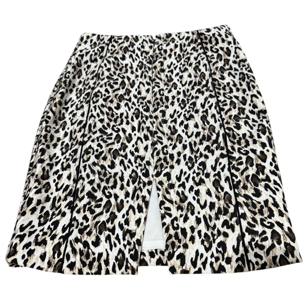 White House Black Market Women’s Animal Print Pencil Skirt Size 10 - Picture 5 of 8